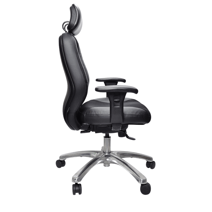 Buro Everest High Back Executive Chair with Headrest BS124-LM3-BB
