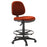 Buro Image Office Task Chair with Architectural Gas Lift & Black Powdercoated Footring, Red Fabric, Assembled Commercial Address BS117-66-AT-AS-COM