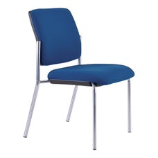 Buro Lindis Visitor Chair, Blue, No Arms BS526-RS-61