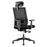 Buro Mantra Ergonomic Task Chair With Armrest and Headrest - Black Nylon Base BS137-M3+137-ARM+137-HEADREST