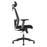 Buro Mantra Ergonomic Task Chair With Armrest and Headrest - Black Nylon Base BS137-M3+137-ARM+137-HEADREST