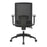Buro Mantra Ergonomic Task Chair with Armrest, Black Nylon Base, Assembled