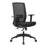 Buro Mantra Ergonomic Task Chair with Armrest, Black Nylon Base, Assembled