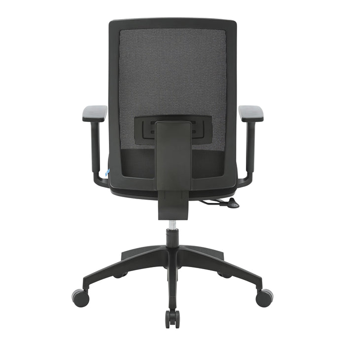 Buro Mantra Ergonomic Task Chair With Armrest, Black Nylon Base BS147-M3+147-ARM