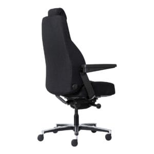Buro Maverick 24/7 Controller Ergonomic Chair, Black Fabric, With Armrest And Headrest BS801A-23