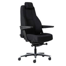 Buro Maverick 24/7 Controller Ergonomic Chair, Black Fabric, With Armrest And Headrest BS801A-23