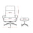 Buro Maya Recliner Armchair plus Footrest Ottoman BS152-L3