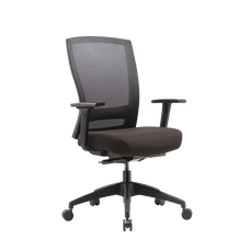Buro Mentor High Back Ergonomic Office Chair, Black with Arm Rest BS132A-M3