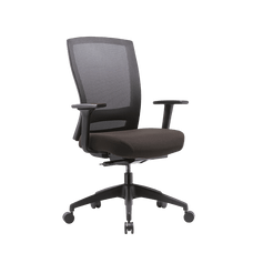 Buro Mentor High Back Ergonomic Office Chair with Armrest, Nylon Base, Assembled Commercial Address BS132-M3+182-1-AS-COM