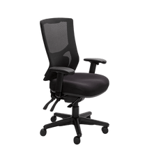 Buro Metro II 24/7 High Back Ergonomic Office Chair, Nylon Base, With Arms BS224-N-153-SS+180-2-PRO