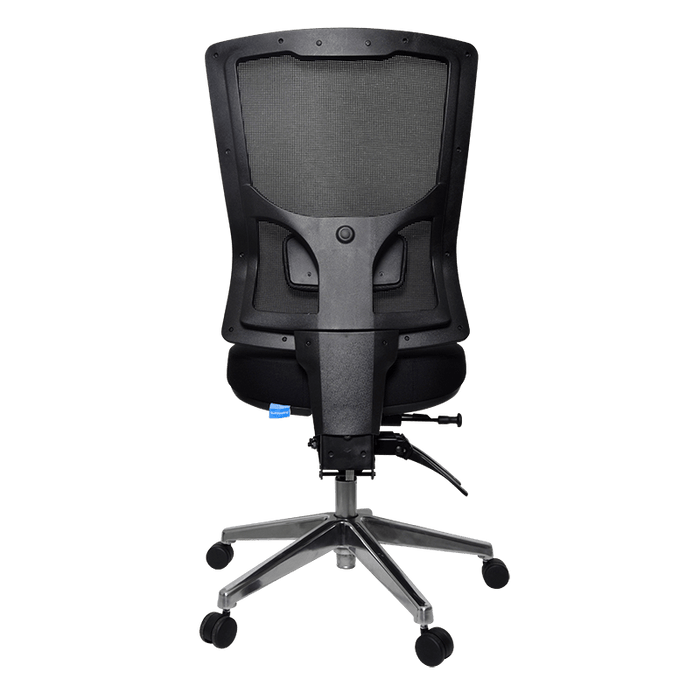 Buro Metro II 24/7 High Back Ergonomic Office Chair, Polished Aluminiu ...