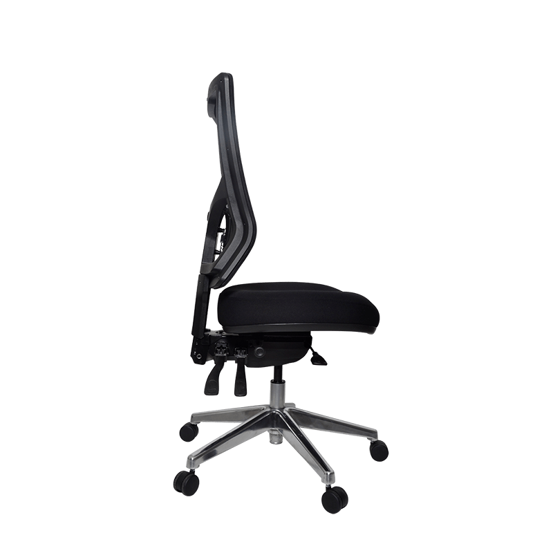 Buro Metro II 24/7 High Back Ergonomic Office Chair, Polished Aluminiu ...