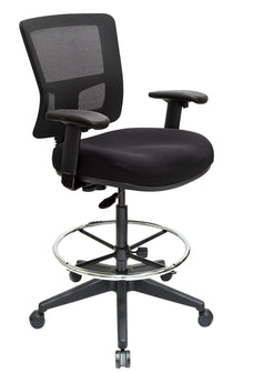 Buro Metro II Connect Ergonomic Chair with Architectural Gas Lift and Footring Plus Armrest BS212-153-AT-DO+180-2