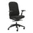 Buro Quantum Black Upholstered Back Chair with Height Adjustable Arms & Headrest BS169-63+169-ARMS+169-HDREST