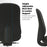 Buro Quantum Black Upholstered Back Chair with Height Adjustable Arms & Headrest BS169-63+169-ARMS+169-HDREST