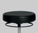 Buro Revo Office Stool, Black Vinyl, Adjustable Seat Height BS540