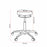 Buro Revo Office Stool, Black Vinyl, Adjustable Seat Height BS540