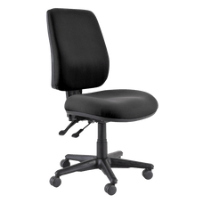 Buro Roma 2 Lever High Back Ergonomic Office Chair Black / Black Nylon / Ready to Assemble BS216-63