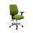 Buro Roma 2 Lever High Back Ergonomic Office Chair With Armrests, Polished Aluminium Base, Green BS216-64+PC068+180-2