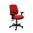 Buro Roma 2 Lever High Back Office Chair With Armrests - Black Nylon or Polished Aluminium Base Red / Black Nylon / Assembled - Delivery to commercial address BS216-66+180-2-AS-COM