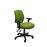 Buro Roma 2 Lever Mid Back Ergonomic Office Chair with Armrest, Nylon Base, Green Fabric BS218-64+180-2