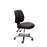 Buro Roma 2 Lever Mid Back Office Chair Black / Polished Aluminium / Assembled - Delivery to commercial address BS218-63+PC068-AS-COM