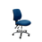 Buro Roma 2 Lever Mid Back Office Chair Blue / Polished Aluminium / Assembled - Delivery to commercial address BS218-61+PC068-AS-COM
