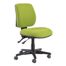 Buro Roma 2 Lever Mid Back Office Chair, Nylon Base, Green BS218-64