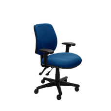 Buro Roma 2 Lever Mid Back Office Chair With Armrest