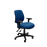 Buro Roma 2 Lever Mid Back Office Chair With Armrest Blue / Black Nylon BS218-61+180-2