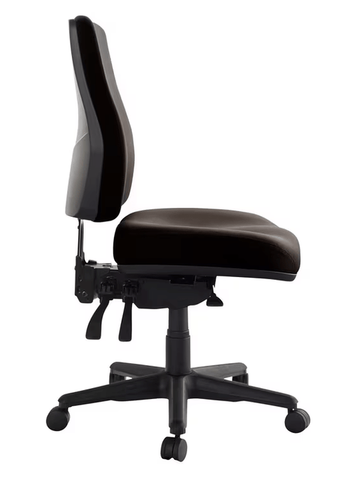 Buro Roma 3 Lever High Back Ergonomic Office Chair, Black Nylon Base BS217-63-BB