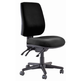 Buro Roma 3 Lever High Back Ergonomic Office Chair, Black Nylon Base BS217-63-BB
