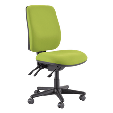 Buro Roma 3 Lever High Back Ergonomic Office Chair, With Seat Slide, Black Nylon Base, Green BS217-64+B34191P