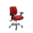 Buro Roma 3 Lever High Back Office Chair With Armrest Red / Polished Aluminium / Assembled - Delivery to commercial address BS217-66+PC068+180-2-AS-COM