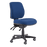 Buro Roma 3 Lever Mid Back Office Chair Blue / Black Nylon / Ready to Assemble BS219-61-PRO