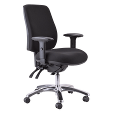 Buro Roma Executive High Back 24/7 Office Chair With Armrest BS217C-63-SS-PRO