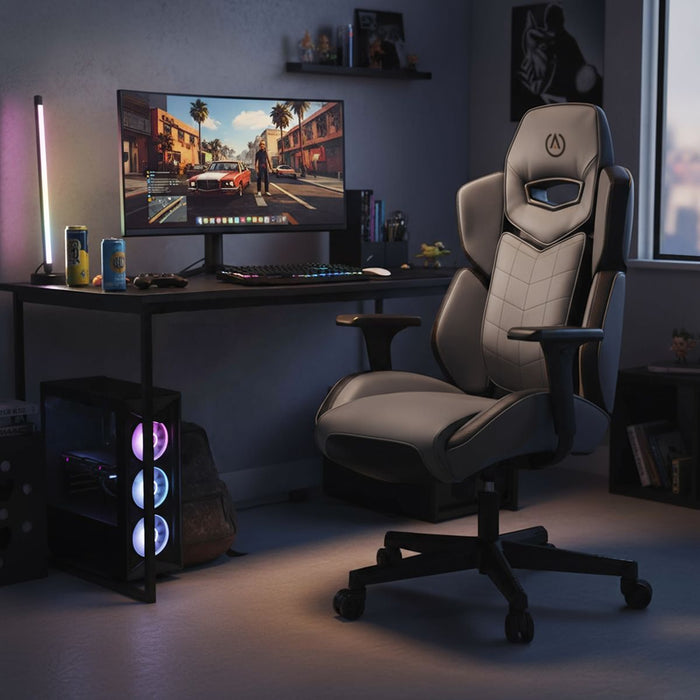 Buro X PowerA Raider Ergo Gaming Chair, Grey PU BS154-PU3-2