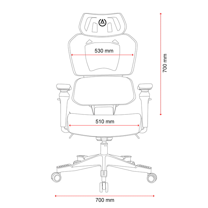 Buro X PowerA Sentinel Ergo Gaming Chair BS156-M3-1