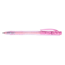 Stabilo 308 Liner Retractable Ballpoint Pen Medium Pink - Pack of 10