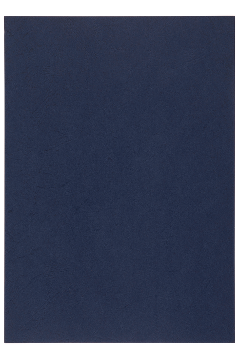 GBC A4 Leathergrain Binding Cover, 300gsm, Navy, Pack of 100