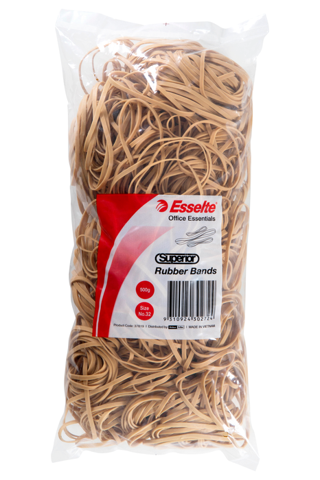 Esselte Superior Rubber Band No. 32, 80mm x 3.5mm x 500gm