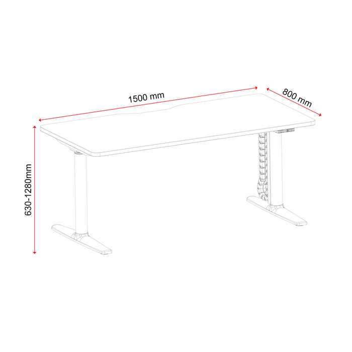 Buro Syntra Electric Height Adjustable Desk