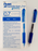 Pentel Hybrid Gel Grip Gell Roller Pen Retractable K157 0.7mm Blue - Pack of 12