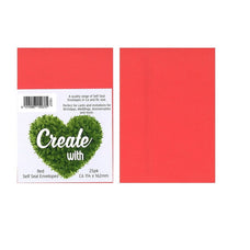 C6 / A6 Red Colour Envelope x 25's pack DP15537