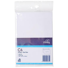 C6 / A6 White Peel & Seal Envelopes x 20 CX133108
