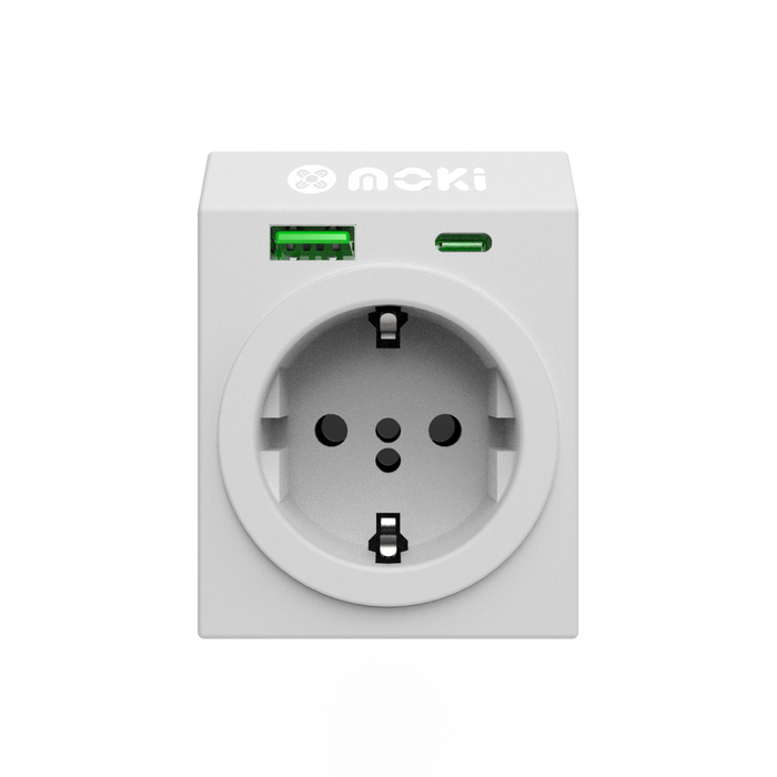 Moki Travel Power Adaptor PLUS: Universal to AU/NZ Inbound