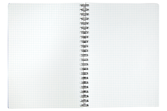 Spirax A4 Black Polypropylene Cover Grid Book, Side Opening, 200 Pages (P595G)
