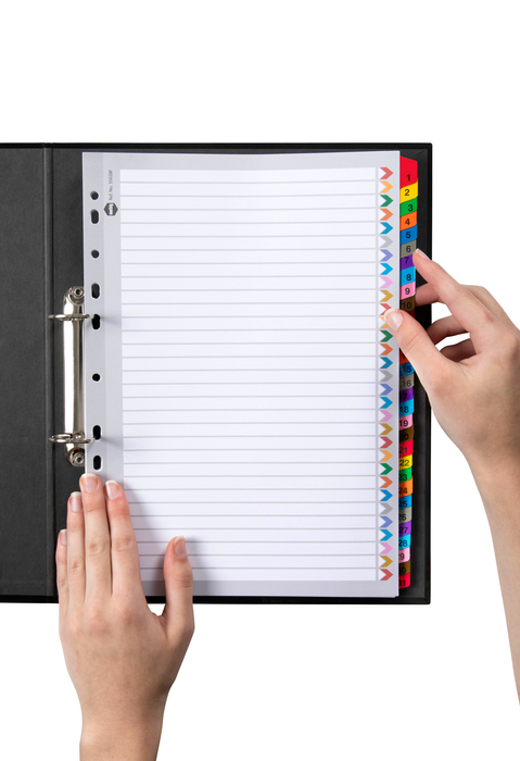 Marbig A4 Cardboard Indices/Divider, 1-31