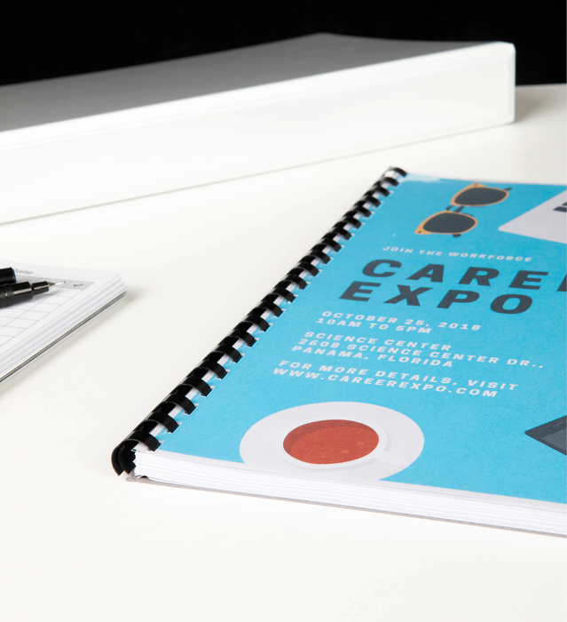 GBC Binding Comb 12mm, Black, 21 Loop, Pack of 25