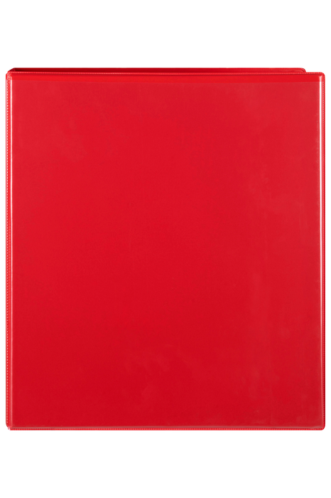Marbig Overlay Insert Cover A4 Ring Binder 4/50 - Red